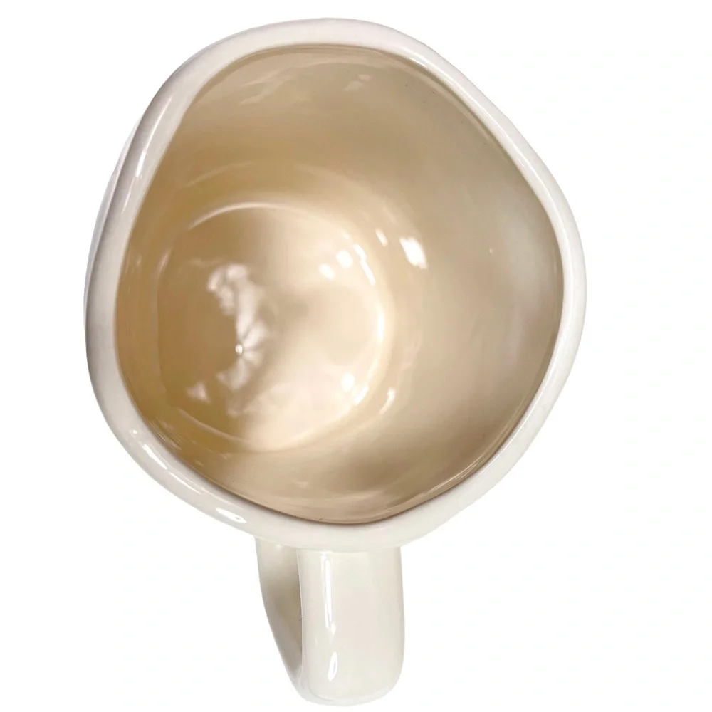 Rae Dunn “BEAUTY”‎ Mug Coffee Cup White & Black -189-